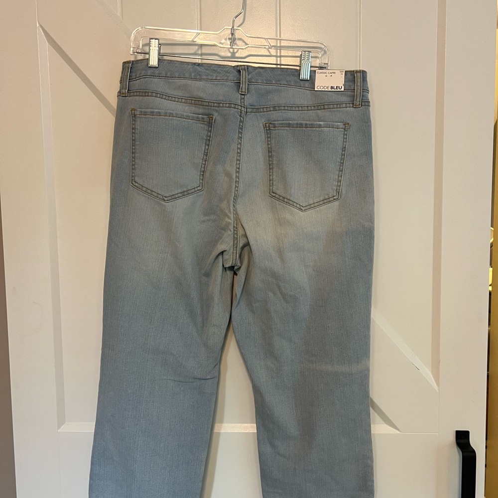 NWT Code Bleu Size 16 Classic Capri All Day Stretch jeans - Picture 5 of 5